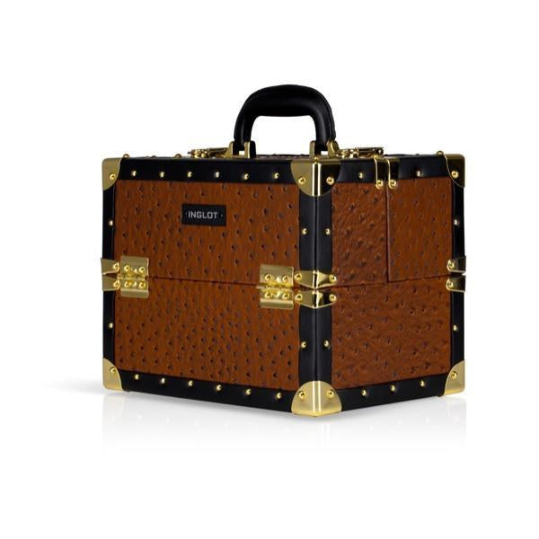 INGLOT Makeup Case Ostrich Leather Pattern (KC-MSO1S) - GetDollied Canada