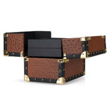 INGLOT Makeup Case Ostrich Leather Pattern (KC-MSO1S) - GetDollied Canada