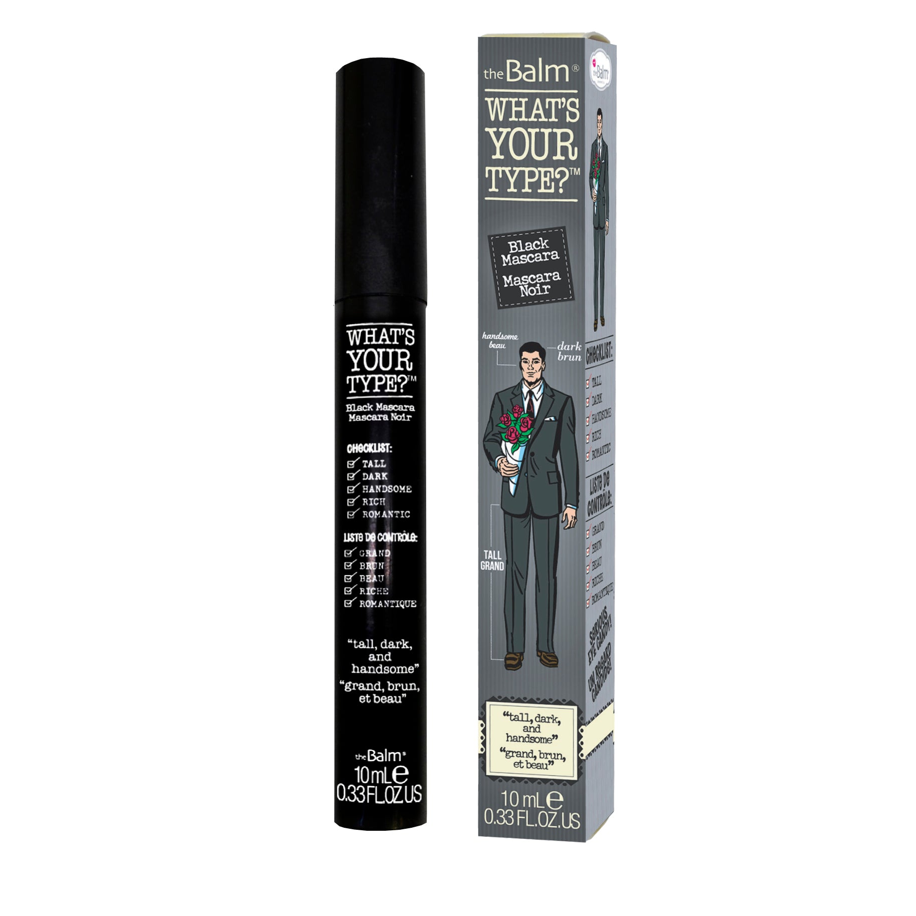 theBalm Cosmetics Whats Your Type "Tall, Dark and Handsome" Mascara - GetDollied Canada