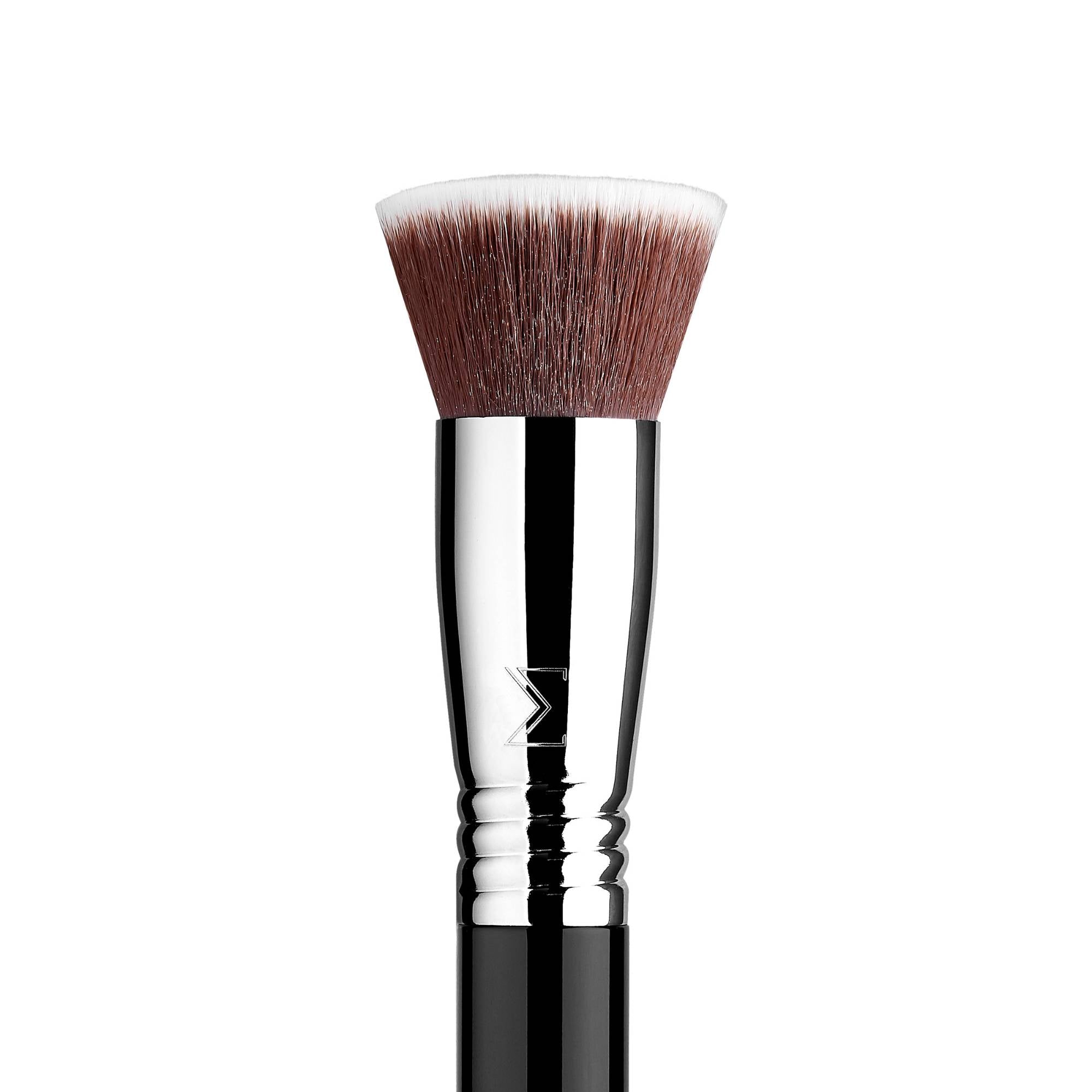 SIGMA F80 Flat Kabuki Brush - Black/Chrome