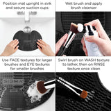 SIGMA Spa Express Brush Cleaning Mat - Black