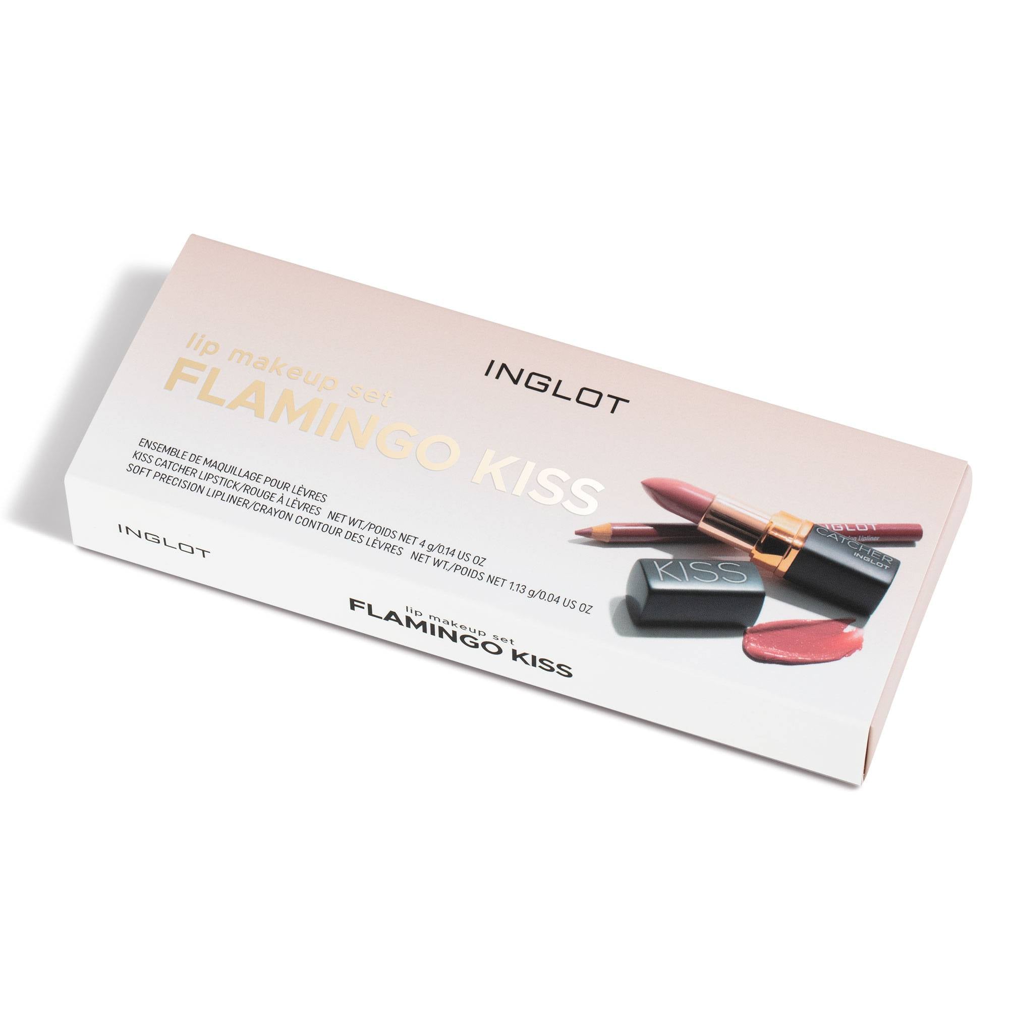 INGLOT Makeup Set For Lips FLAMINGO KISS