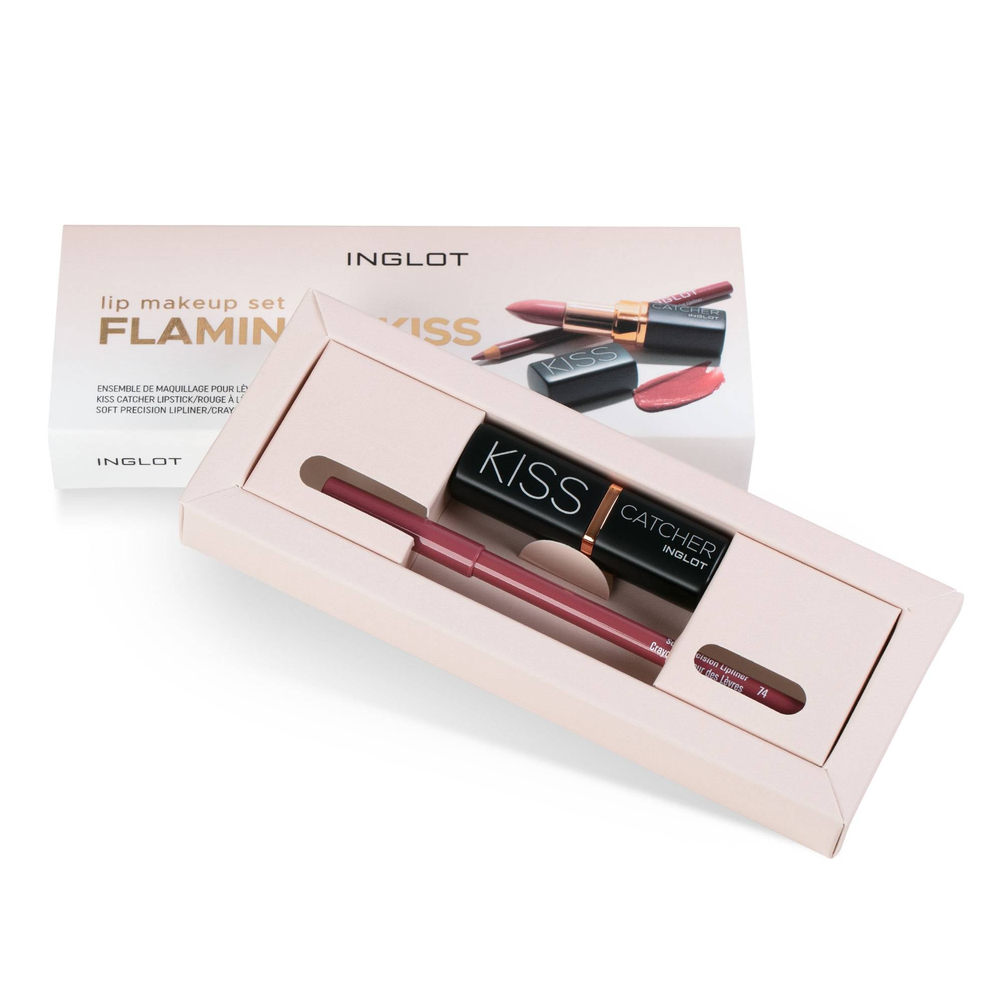 INGLOT Makeup Set For Lips FLAMINGO KISS