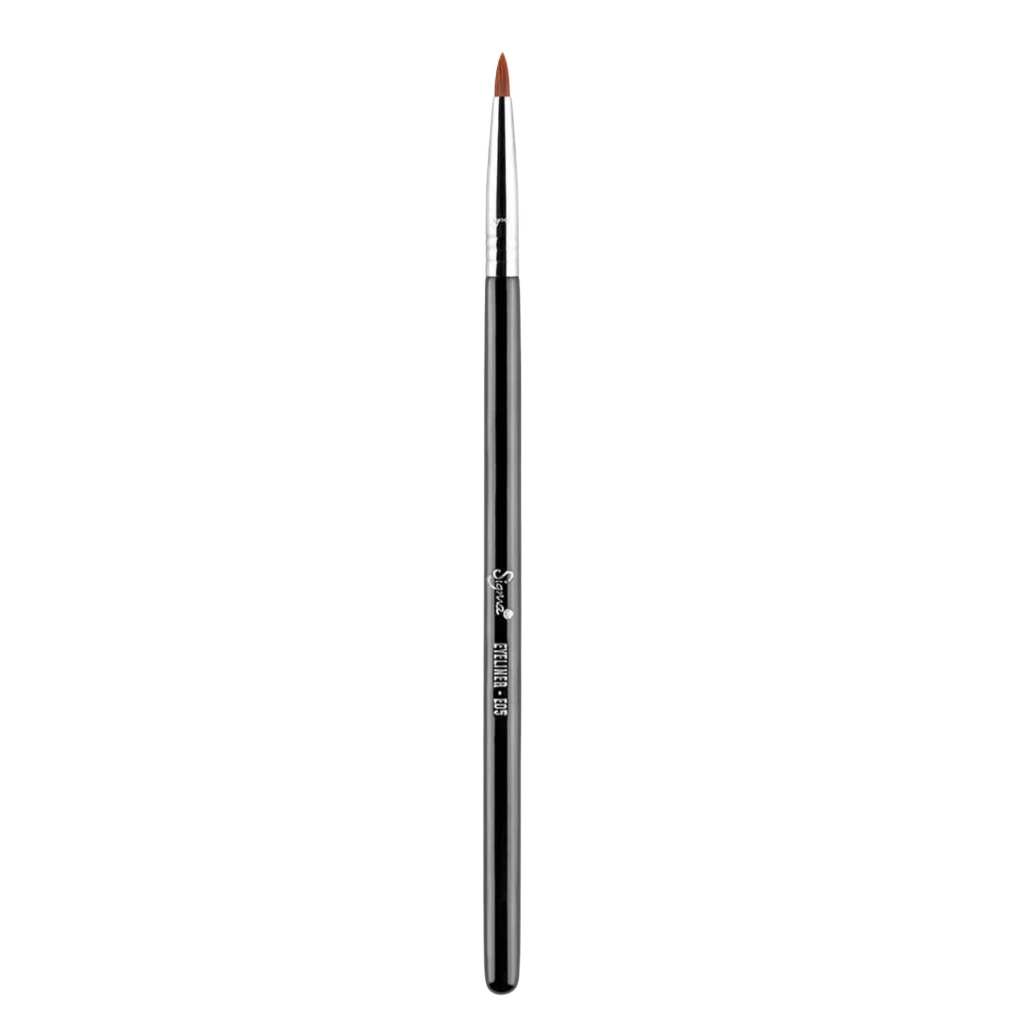 SIGMA E05 Eyeliner Brush - Black/Chrome